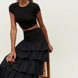 Reformation Knit Two-piece Top and Skirt NWT